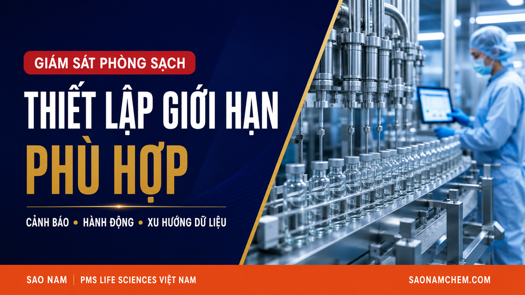  Áp dụng các giới hạn phù hợp trong giám sát phòng sạch